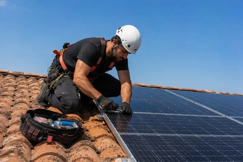 Maintenance et monitoring de panneaux solaires à Assac